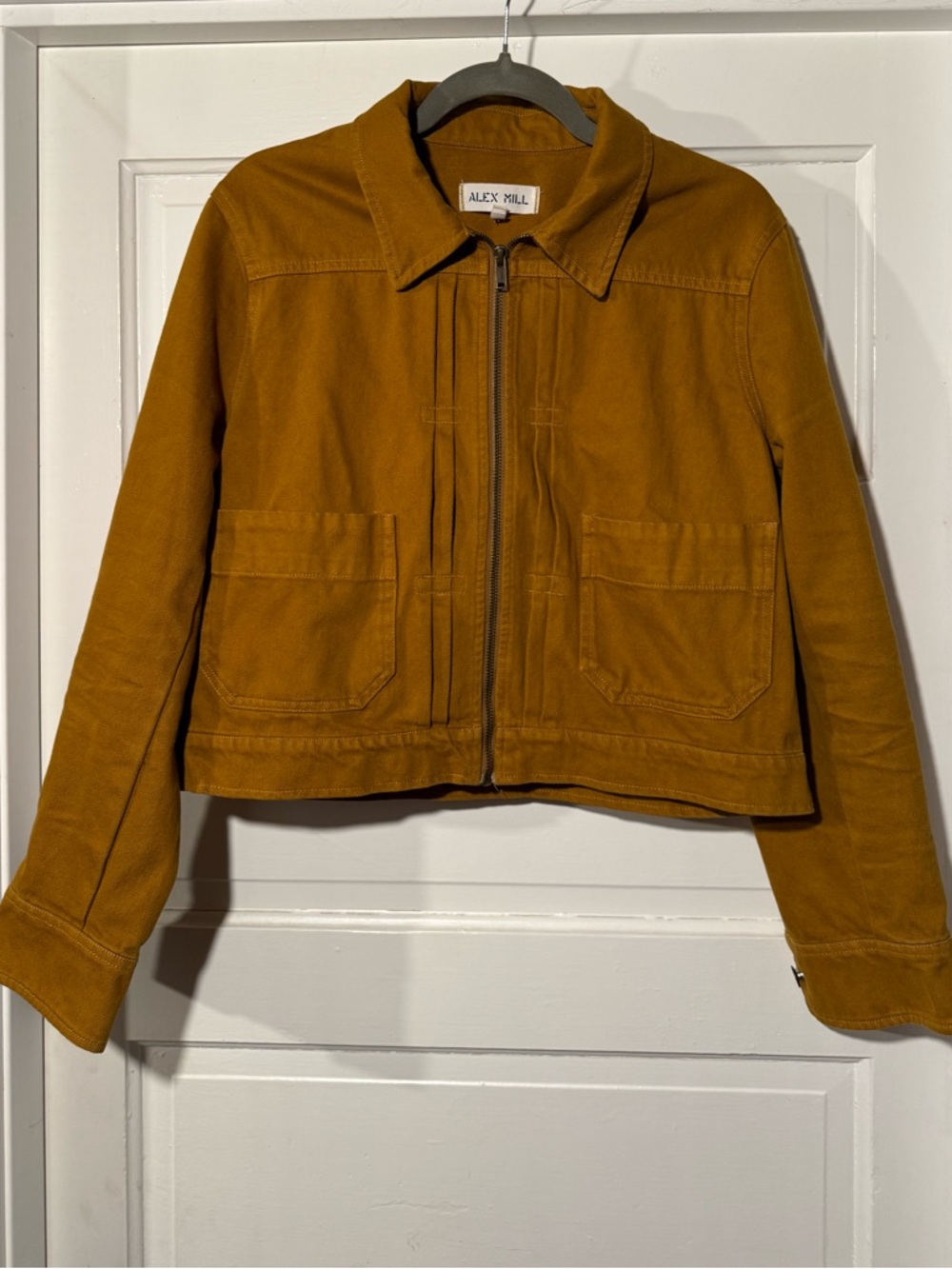 Alex Mill Mustard Zip Utility Jacket